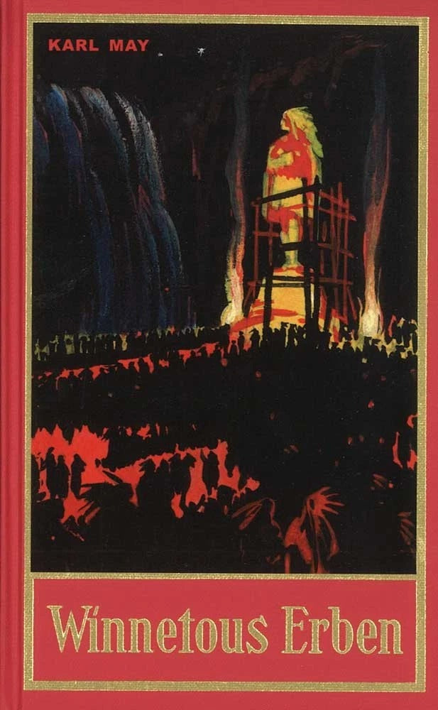 Karl May Winnetous Erben Edition Carl Lindeberg Sonderband zu den GW in rot