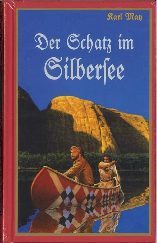 Karl May Der Schatz im Silbersee Edition M. Zawadzki Sonderband zu den GW in rot