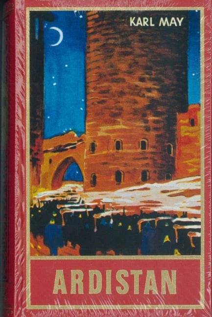 Karl May Gesammelte Werke Band 31 Ardistan altes Titelbild Sonderausgabe in rot